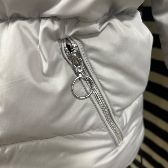 altar’d state Women’s Size Small Light Gray Puffer Jacket EUC - Picture 2 of 9